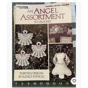 Leisure Arts Leaflet #2192 An Angel Assortment To Crochet 13 Designs
